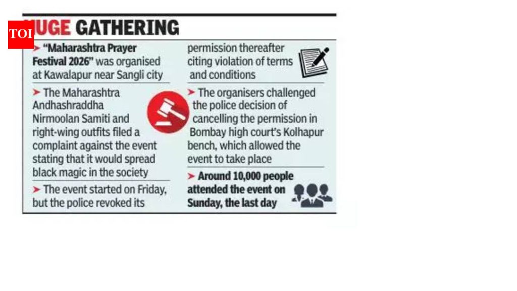 सांगली पोलिसांनी चेन्नई प्रचारक, मुलावर अंधश्रद्धाविरोधी महाराष्ट्र कायद्यांतर्गत गुन्हा दाखल केला